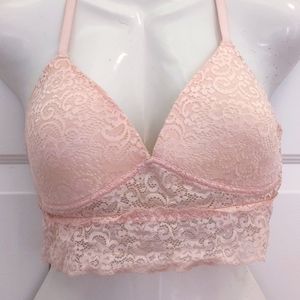 Just Be Lace Racer Back Bra